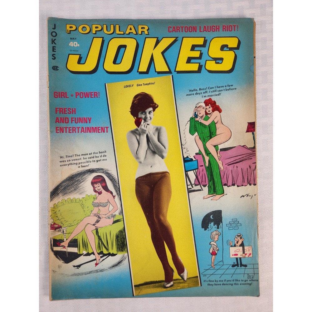POPULAR JOKES #28 May 1973 Bill Ward Humor Cartoons Adult Comics and Jokes
